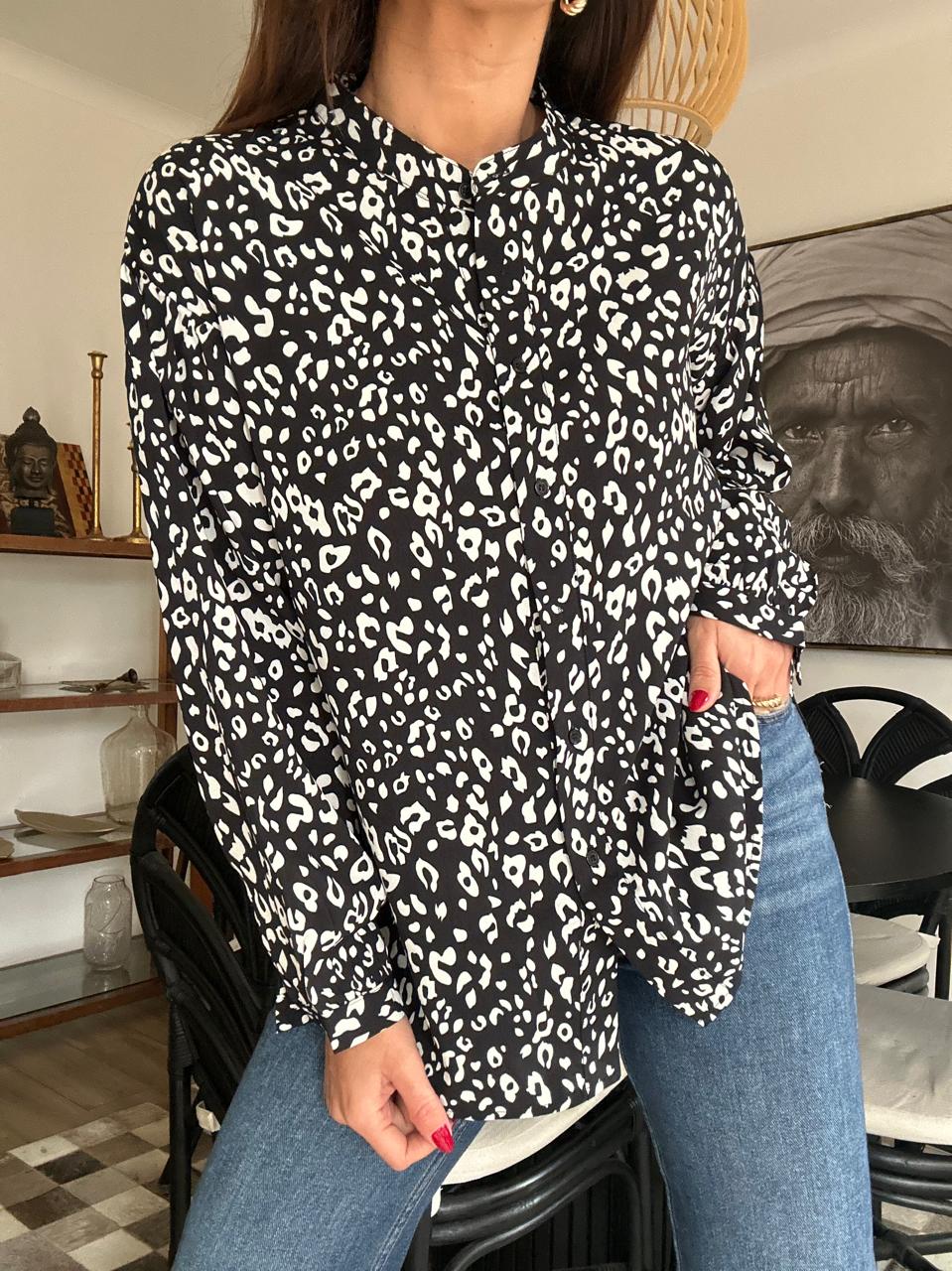 BLUSA INDIA NEGRA