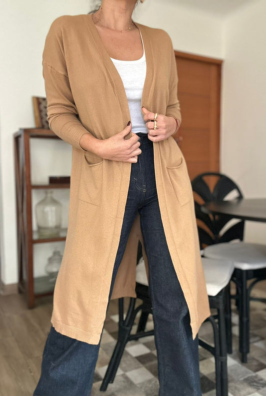 CHALECO VENECIA CAMEL