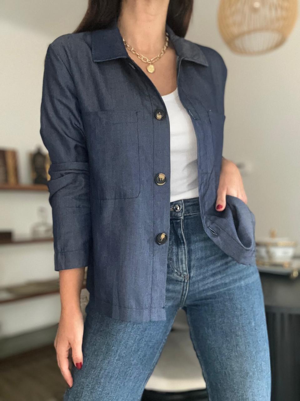 CAMISA SORIA AZUL