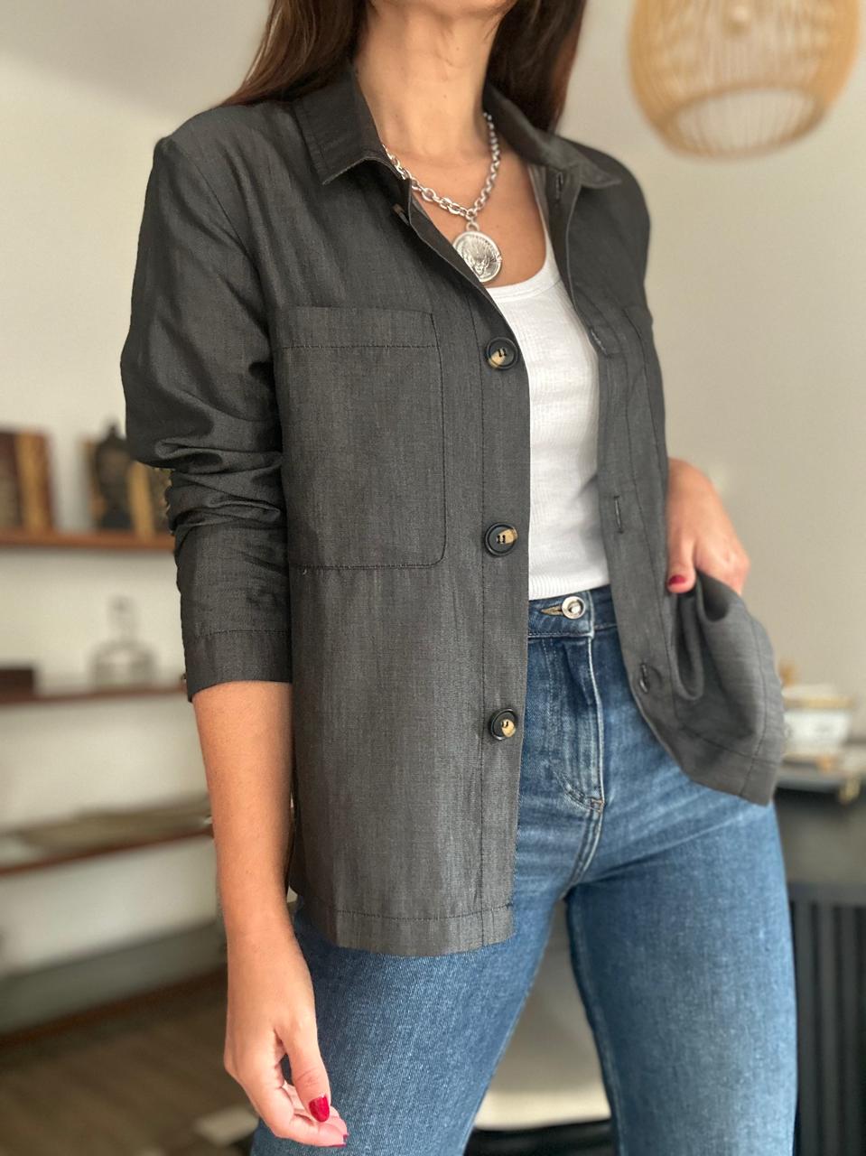 CAMISA SORIA NEGRA