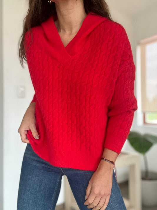 SWEATER VIRGINIA ROJO