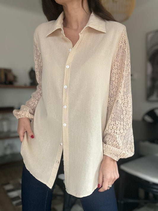 BLUSA TOKIO BEIGE