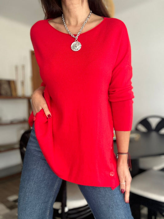 SWEATER GIRONA ROJO