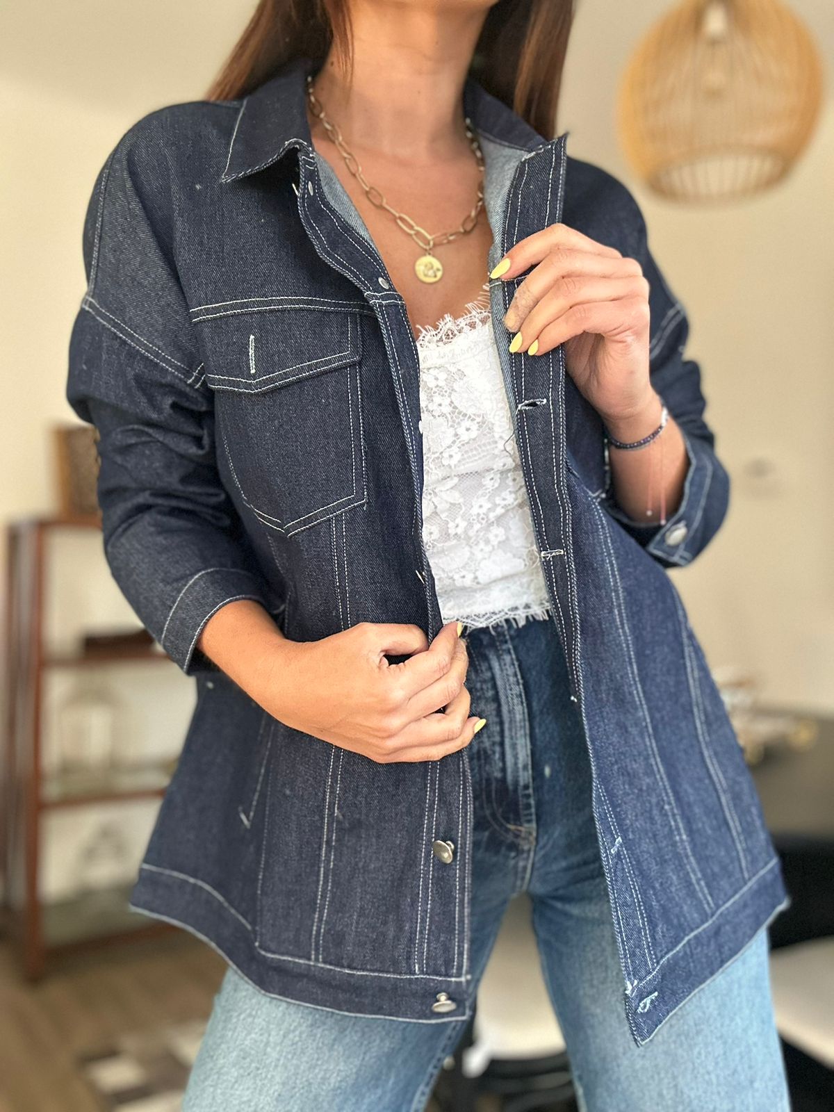 CHAQUETA EL CARMEN AZUL