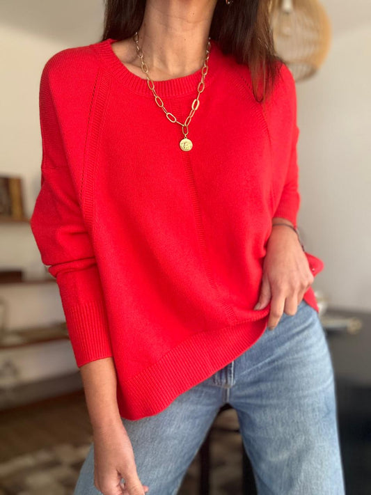 SWEATER HOUSTON  ROJO