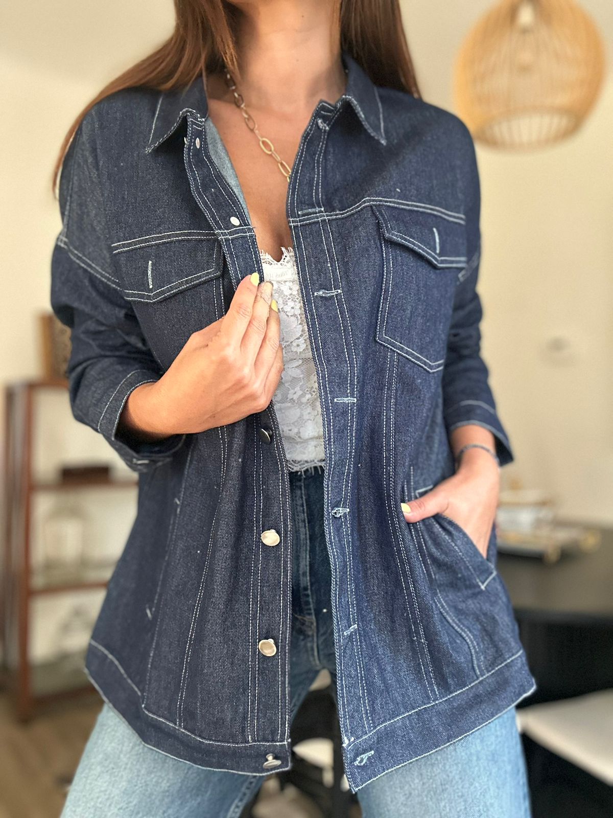 CHAQUETA EL CARMEN AZUL
