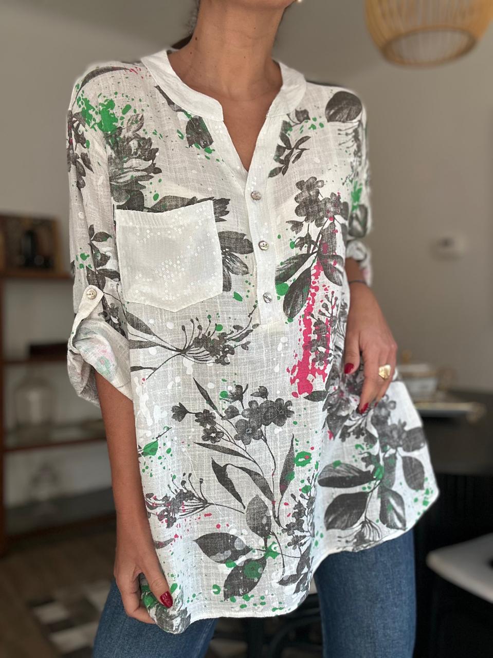 BLUSA FLORIDA CRUDO
