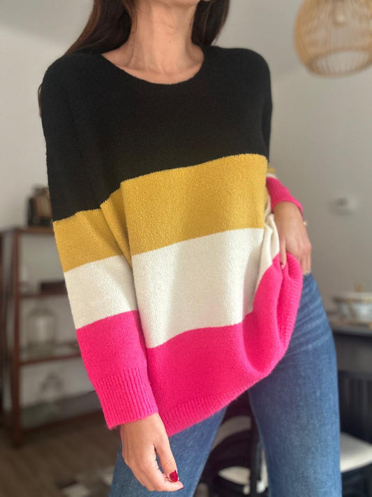 SWEATER PASADENA FUCSIA