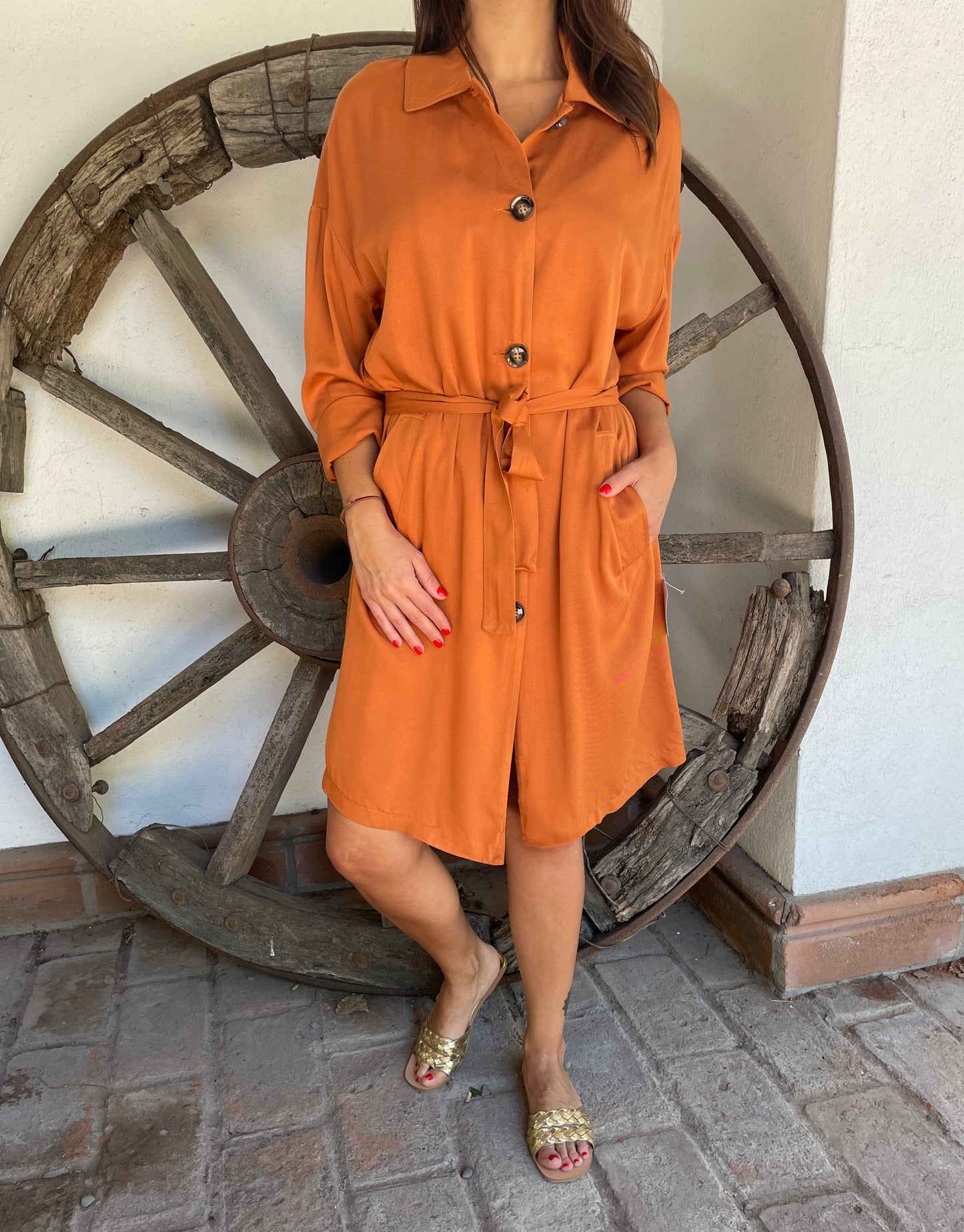 Camisola/Vestido Bali Terracota