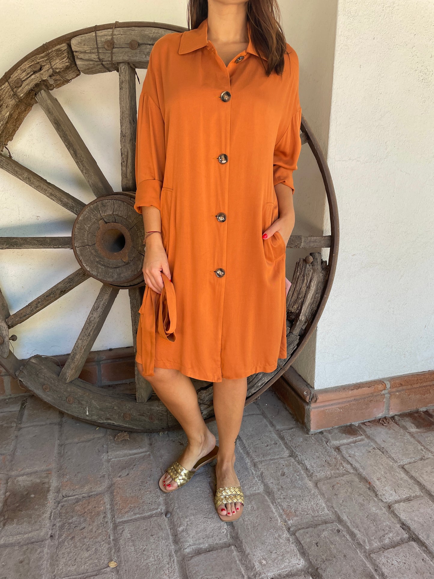 Camisola/Vestido Bali Terracota